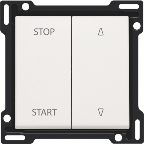 [NIK101-65905] Manette pour bouton poussoir pour volet - White - Niko