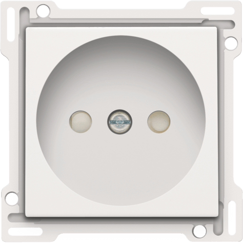 [NIK101-66501] Enjoliveur prise sans terre - White - Niko