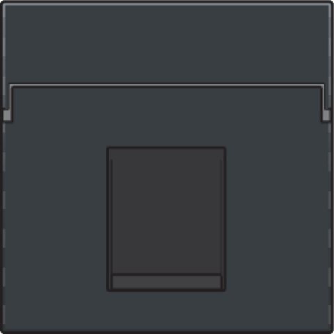 [NIK122-65100] Enjoliveur pour prise informatique RJ45 - Simple - Anthracite - Niko