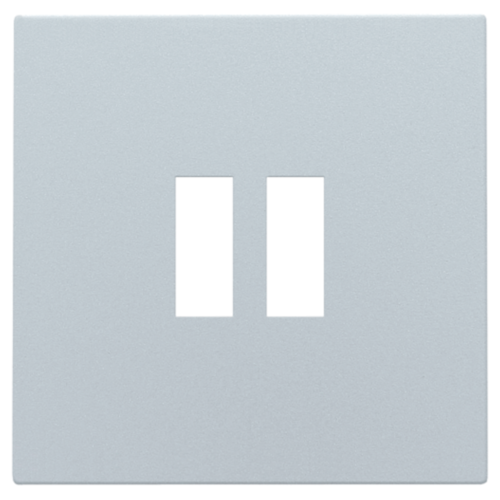 [NIK121-68001] Enjoliveur pour chargeur USB - Double - Sterling - Niko