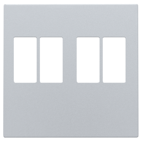 [NIK121-69701] Enjoliveur pour prise audio - Double - Sterling - Niko