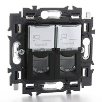 [LEG741771] Prise informatique RJ45 - Double - UTP6 - Valena Next - Noir - Legrand