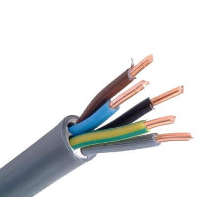 [XVB5G1.5-CCA-R50] Câble XVB 5G1,5mm² - Bobine de 50 mètres