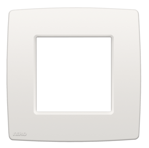 [NIK101-76100] Plaque simple - Original White - Niko