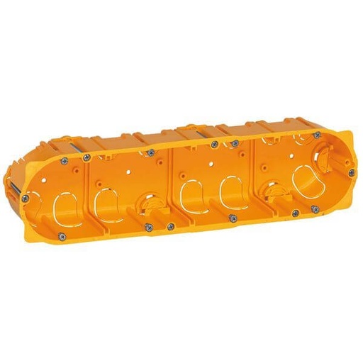 [LEG080044] Boîtier quadruple pour cloison creuse H.40mm Legrand Batibox