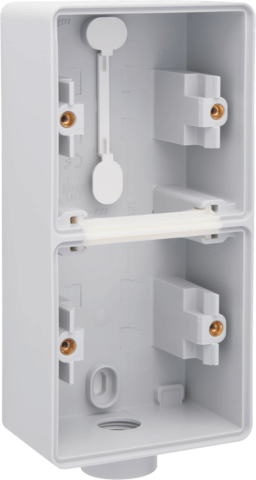 [NIK700-84201] Boîte double verticale 1 entrée M20 Hydro - Gris  - IP55 - Niko