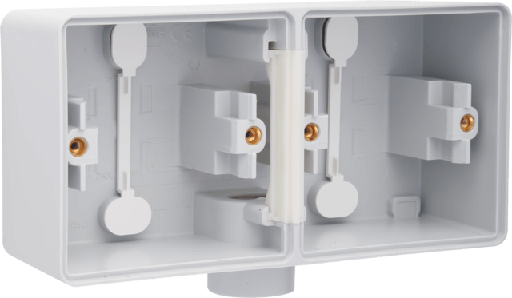 [NIK700-84801] Boîte double horizontale 1 entrée M20 Hydro - Gris - IP55 - Niko