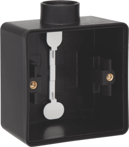 [NIK761-84101] Boîte simple 1 entrée M20 Hydro - Noir - IP55 - Niko