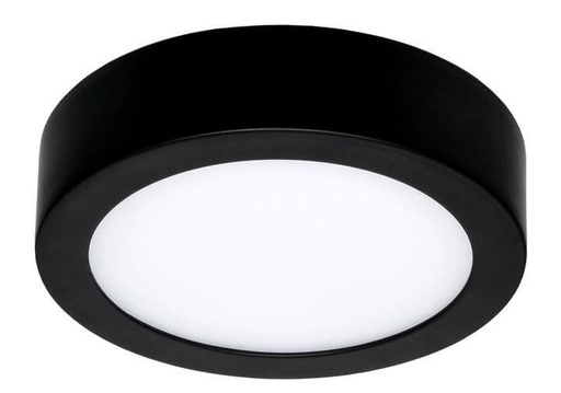 [UNIMN24018WBCCT] Applique / Plafonnier Led Moon 240 - Rond - 18W - 1480lm - 2700/3000/4000K° - Ø24cm - IP54 - Noir - Uni-bright