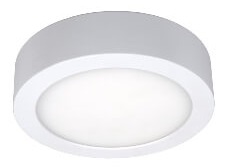 [UNIMN24018WSE] Applique / Plafonnier Led Moon 240 + détecteur et secours - Rond - 18W - 1275lm - 3000K° - Ø24cm - IP54 - Blanc - Uni-bright