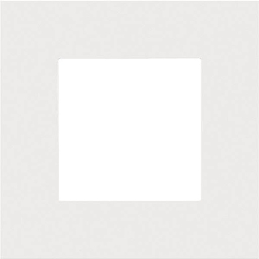 [NIK154-76100] Plaque simple - Pure Steel White - Niko