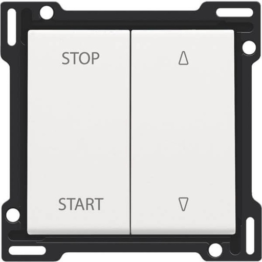 [NIK154-65905] Manette pour bouton poussoir pour volet - White coated - Niko