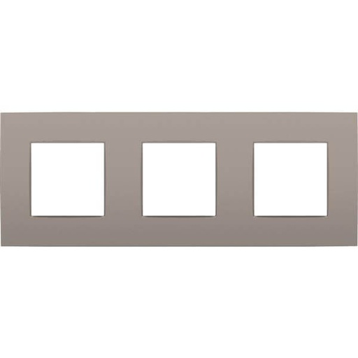 [NIK134-76700] Plaque triple horizontale - Entraxe 71mm - Intense Bronze Coated - Niko