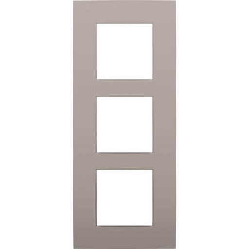 [NIK134-76300] Plaque triple verticale - Entraxe 60mm - Intense Bronze Coated - Niko