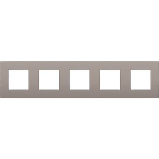 [NIK134-76005] Plaque quintuple - Entraxe 71mm - Intense Bronze Coated  - Niko