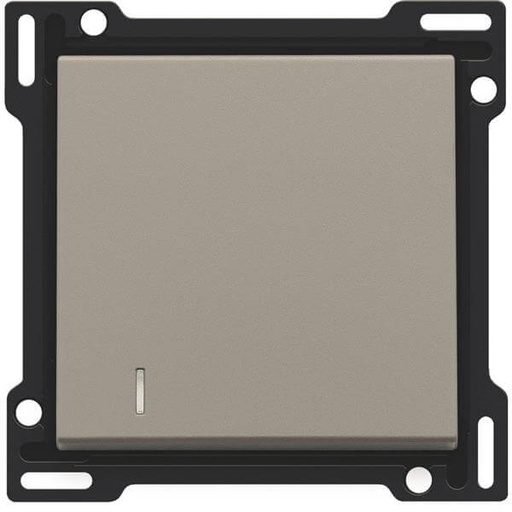 [NIK123-60005] Manette simple avec voyant - Bronze - Niko