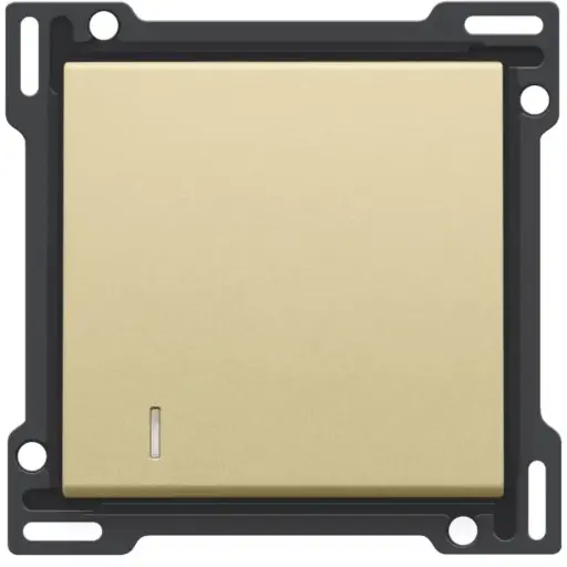 [NIK221-60005] Manette simple avec témoin - Gold coated - Niko