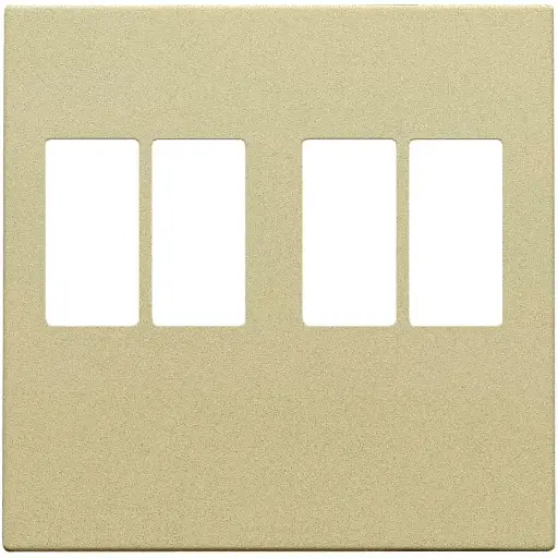 [NIK221-69701] Enjoliveur pour prise audio - Double - Gold coated - Niko