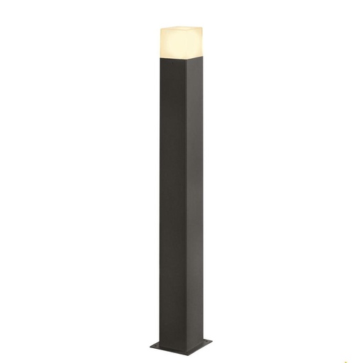 [SLV1006184] Borne Grafit 90 Pole Square - Fixe - 90cm - E27 - 11W - IP44 - 230V - Anthracite - SLV