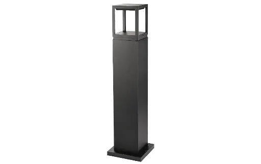 [SGL630064] Borne Fagernes - 80cm - Led intégrée - 9W 2700K 270lm- IP44 - 230V - Noir - SG Lighting