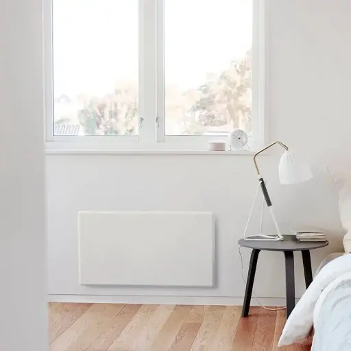 [A0017200] Radiateur électrique Bali - Fixe - 500W - 230V - Blanc - Nobo