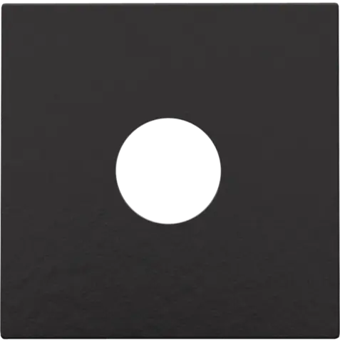 [NIK200-69102] Enjoliveur prise TV simple - Piano black coated - Niko