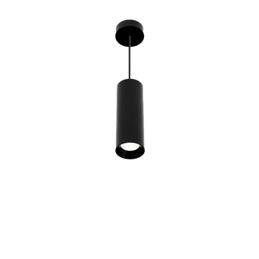 [IDTL982122NSZ] Suspension tubulaire 20 cm Noia 2.0 - Socket GU10 - Noir - ID To Light
