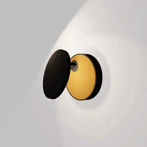 [IDTL491046HSC] Applique orientable Sheffield 2.0 - Diffusion indirecte - LED 5,8W 3000k° 450lm - Noir/Doré mat - ID To Light