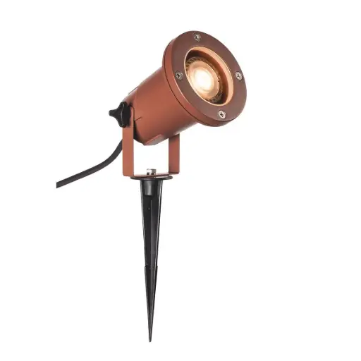[SLV1001964] Spot extérieur sur piquet Big Nautilus - Socket GU10 - IP65 - Rouille - SLV
