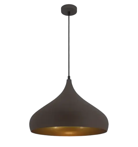 [FAN3432003] Suspension Ronin Ø42cm - Socket E27 - Brun mat/Doré - Fantasia