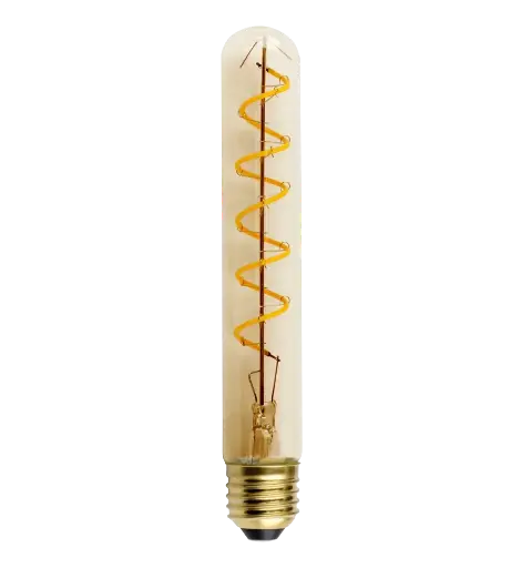 [FAN8204255] Ampoule LED Tube Spiral Ambre - E27 5W 2200K° 420lm - Dimmable - Fantasia