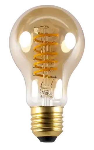 [FAN8204251] Ampoule LED Spiral Ambre - E27 5W 2200K° 400lm - Dimmable - Fantasia