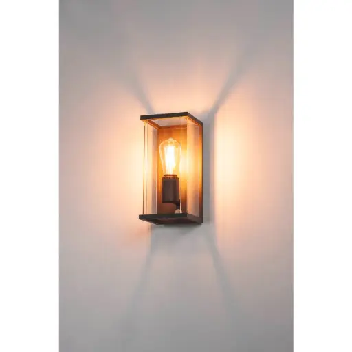 [SLV1002402] Applique extérieure Quadrulo - Avec détecteur - Socket E27 - IP44 - Anthracite - SLV 