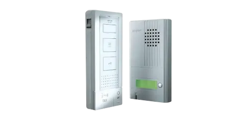 [AIPHDBS1AP] Kit parlophone 1 bouton extérieur + 1 poste intérieur mains libres - Aiphone