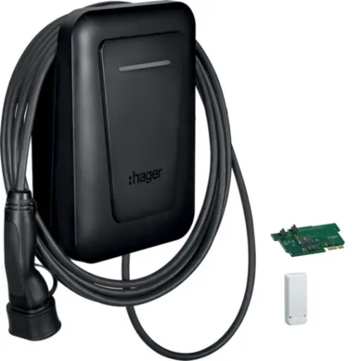 [XVL122CPI] Borne de recharge Witty plus 22kw avec câble - Hager 
