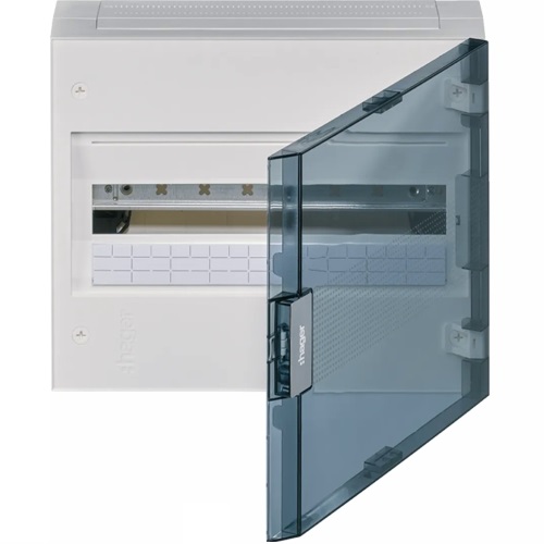 [HAGVB118R] Coffret Vega - 1 rangée - 18 modules - Porte transparente - Apparent - Hager